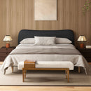 Billie - Modern Telephone Bench With Sliding Shelf - Ivory White