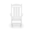 Traditional Porch Rocker Classic HDPE Poly Lumber For Porch, Patio, And Garden Comfort