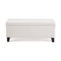 Storage Ottoman With Flip Top Lid