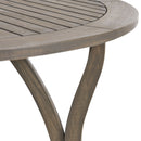 Hermosa - Outdoor Acacia Wood Table Circular Design