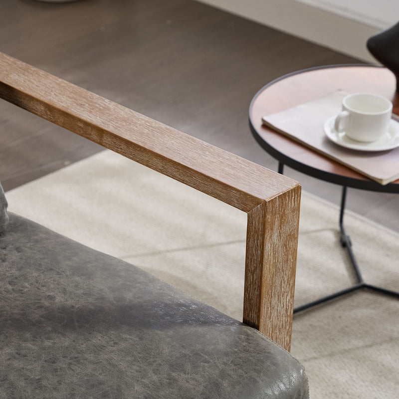 Swivel Modern Upholstered Accent Chair With Armrests