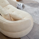 Modular Sofa, Durable Fabric, Solid Wood Frame, High Density Sponge Padding, Seating For 4