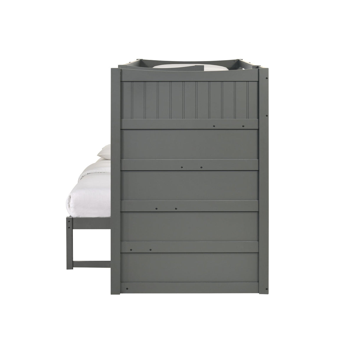 Sami Step Bunk With Right Headboard in Dark Brown by Elements International, view 35