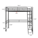 Metal Loft Bed