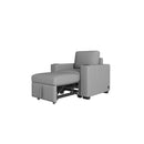 Single Pull Out Sofa Bed With USB Ports And Cup Holders