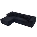 Modular Sofa With Golden Square Legs