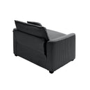 Modern Classic Corduroy Fabric Single Chair Deep Seat Sofa With Pillow