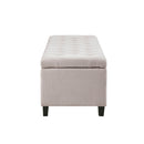 Elegant Design Tufted Top, Soft Close Storage Bench