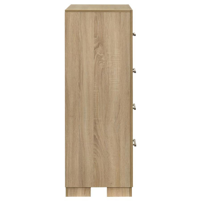 Arielle - 4-Drawer Bedroom Chest Of Drawers - Light Oak