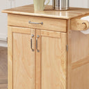 General Line - Kitchen Cart - Wood - Light Brown - 33.75"