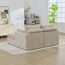 Wide Sofa Bed - Taupe