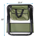 Folding Outdoor Chairs With Storage Bag, Portable Chair For Indoor, Outdoor Camping, Picnics And Fishing