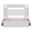 Bed With All In One Cabinet, Shelf And Sockets