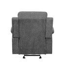 Kalen - Glider Recliner - Gray Chenille - Atlantic Fine Furniture Inc