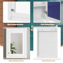 Wall Mounted Bathroom Storage Medicine Cabinet For Over Toilet With Mirror