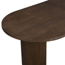 Modern Rustic Oval Dining Table With Double Pedestal Base