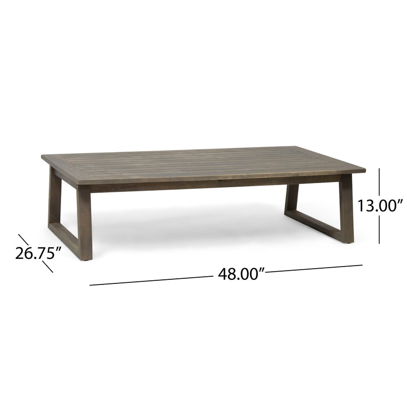 Belgian - Loveseat & Coffee Table Set With Water Resistant Cushions