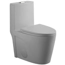 1 Piece Toilet With Tornado Flush, Dual Flush, And ADA Height Comfort Chair