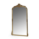 Traditional Handcrafted Over Mantle Mirror - Antique Gold