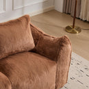 Giant Bean Bag Couch, Ultra Soft Fluffy Loveseat For Living Room