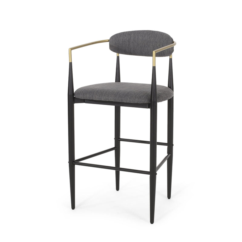 Counter Height Upholstered Barstools (Set of 2)