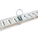 Universal E Track Tie-Down Rail Kit For Trucks, Vans, Garages - Silver