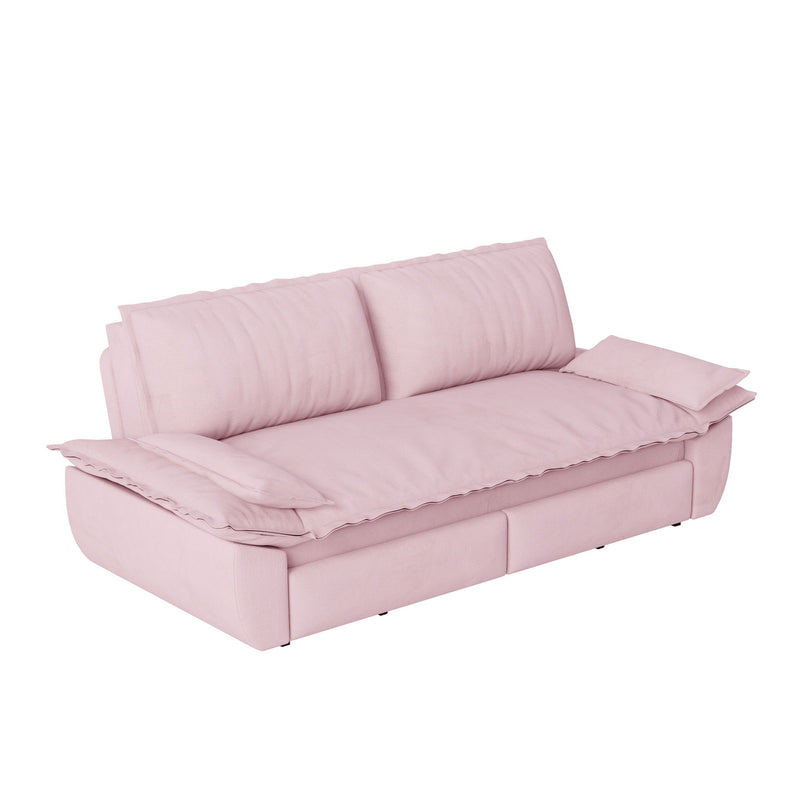 Pull Out Sleeper Sofa Bed, 3 In 1 Multi Functional