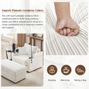 Single Sofa Couch With Storage Space, Movable Ottoman, USB Ports, Cup Holders, Phone Holder