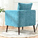 Modern Accent Upholstered Armchair With Pillow