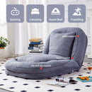 Contemporary Folding Sofa Chair With 5 Adjustable Positions For Gaming, Meditation, And Relaxation