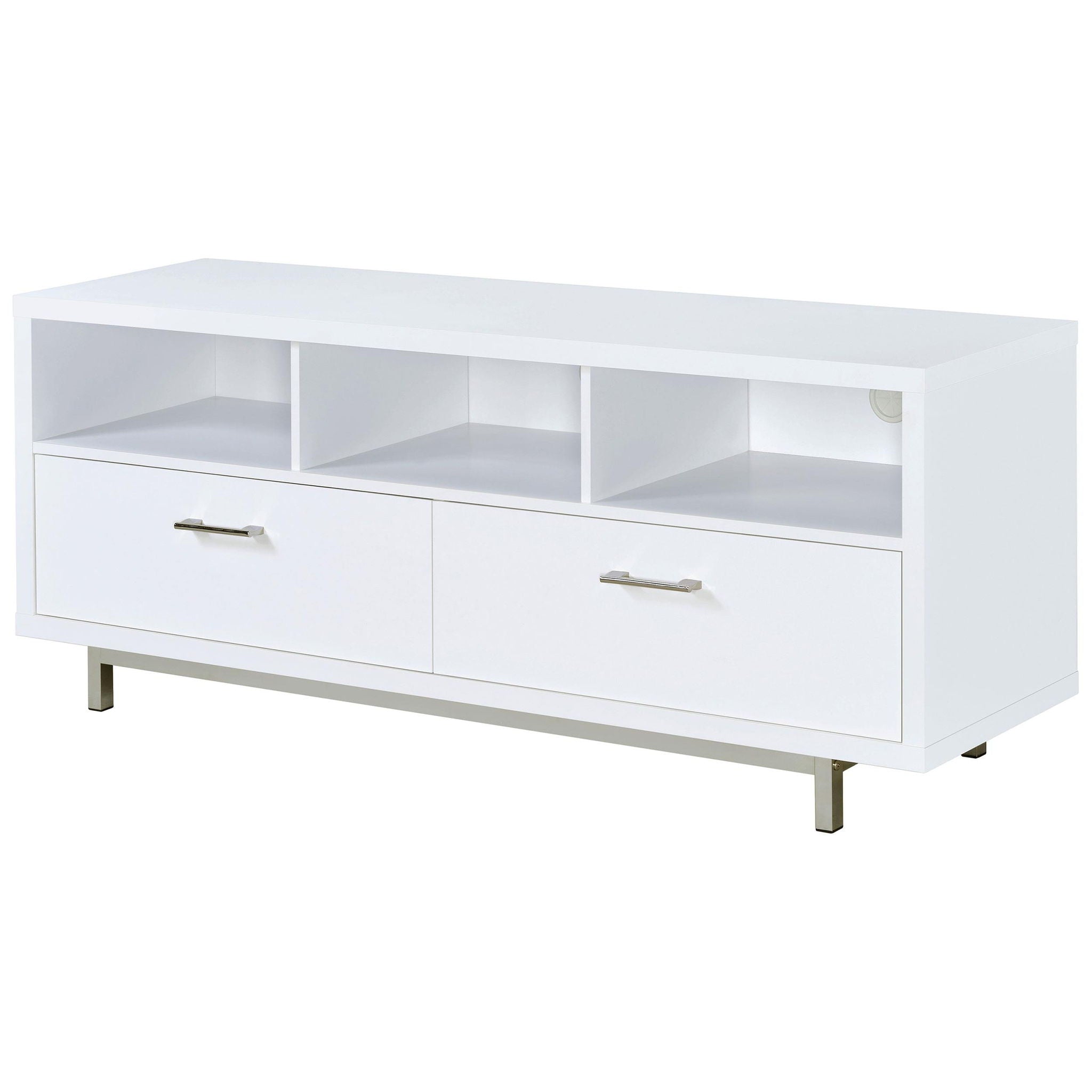 Casey 2-drawer Engineered Wood 60-inch TV Stand White