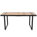 7 Pieces Outdoor Dining Set Patio Dining Table And Chair Set With And Removable Cushions For Patio