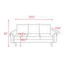 Graceful Design Plush Comfort Sofa