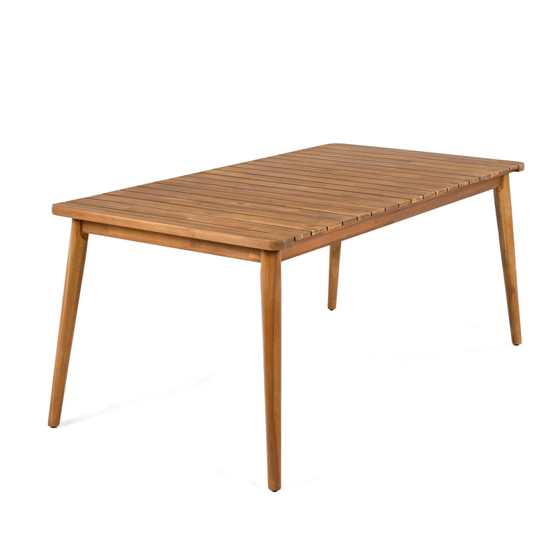 Dining Table 8 Person Outdoor Table, Farmhouse Furniture For Patio, Garden, Backyard - Teak