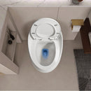 Modern Egg Shape Toilet 1.28 Gpf Single Flush Ceramic