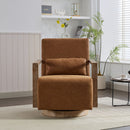Swivel Modern Upholstered Accent Chair With Armrests