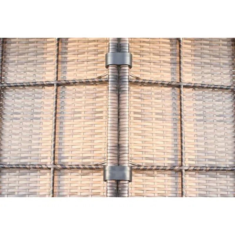 Comfortable Modern Patio Rattan Sectional Set With Cushions