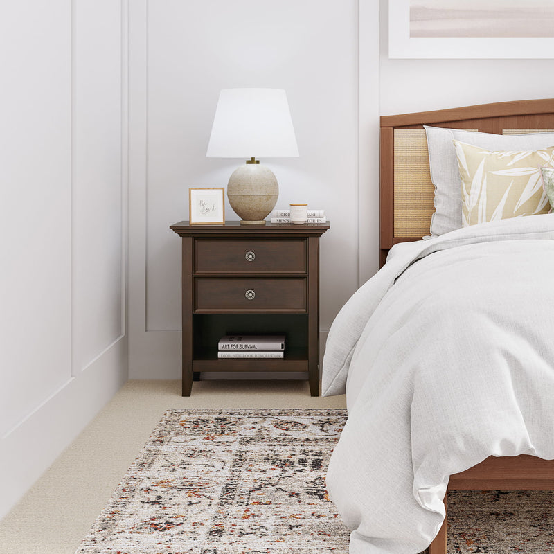 Amherst - Bedside Table - Russet Brown