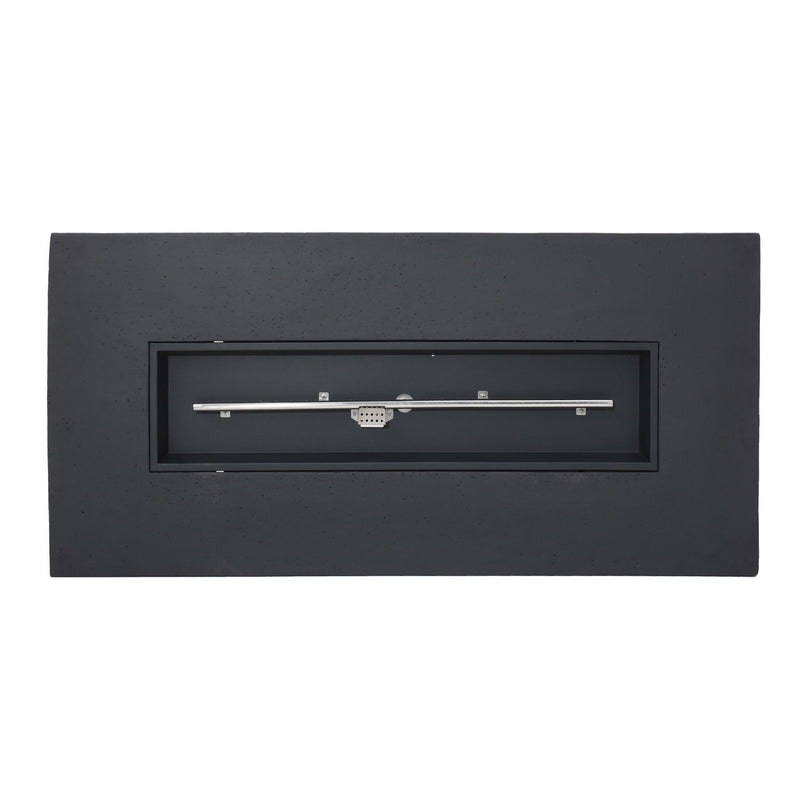 Modern Rectangle Fire Table 50,000 Btu