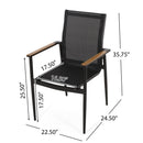 Barrister - Dining Chair (Set of 2) - Black / Natural