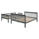 Stairway Bunk Bed With Storage And Guard Rail For Bedroom