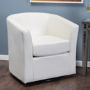 Melodize - Swivel Club Chair With Barrel Shape Design