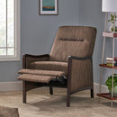 Drury - Contemporary Fabric Upholstered Pushback Recliner