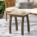 Kinesis - Outdoor Side Table With Slatted Top And Wood Frame