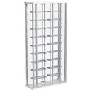 Montara - Tempered Glass Wine Storage LED Curio Cabinet - Chrome