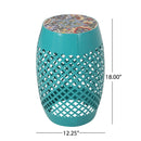 Roswell - Outdoor Side Table With Mosaic Tile Top