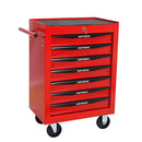 Rolling Metal Tool Chest With Drawers, Steel Storage Cabinet With Ball Bearing Slides