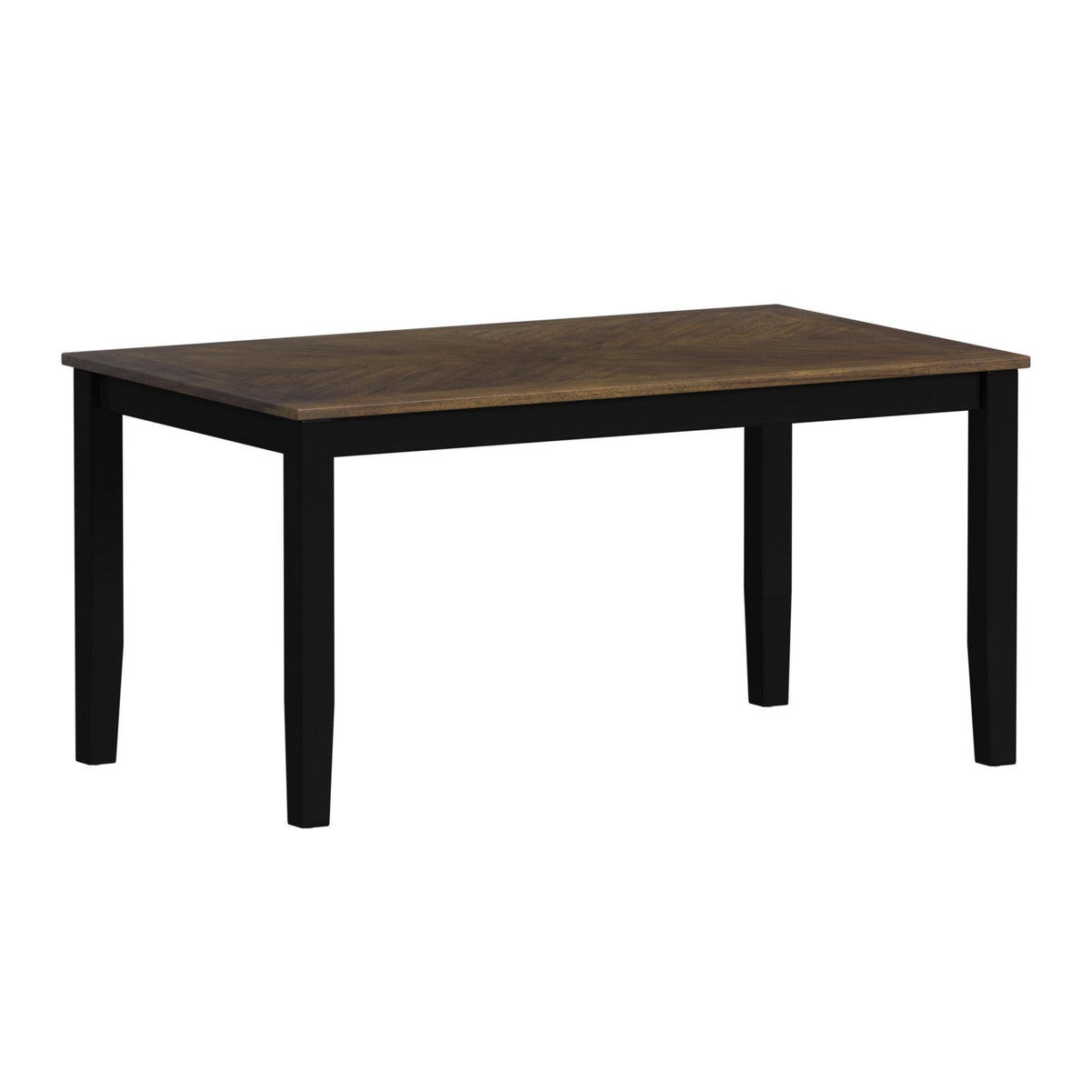Brooks 6 Piece Dining Set With Table, 4 Wood Back And Upholstered Seat Chairs, And Bench in Black by Elements International, view 19