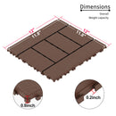 H Style Diy Module Interlocking Patio Deck Tiles