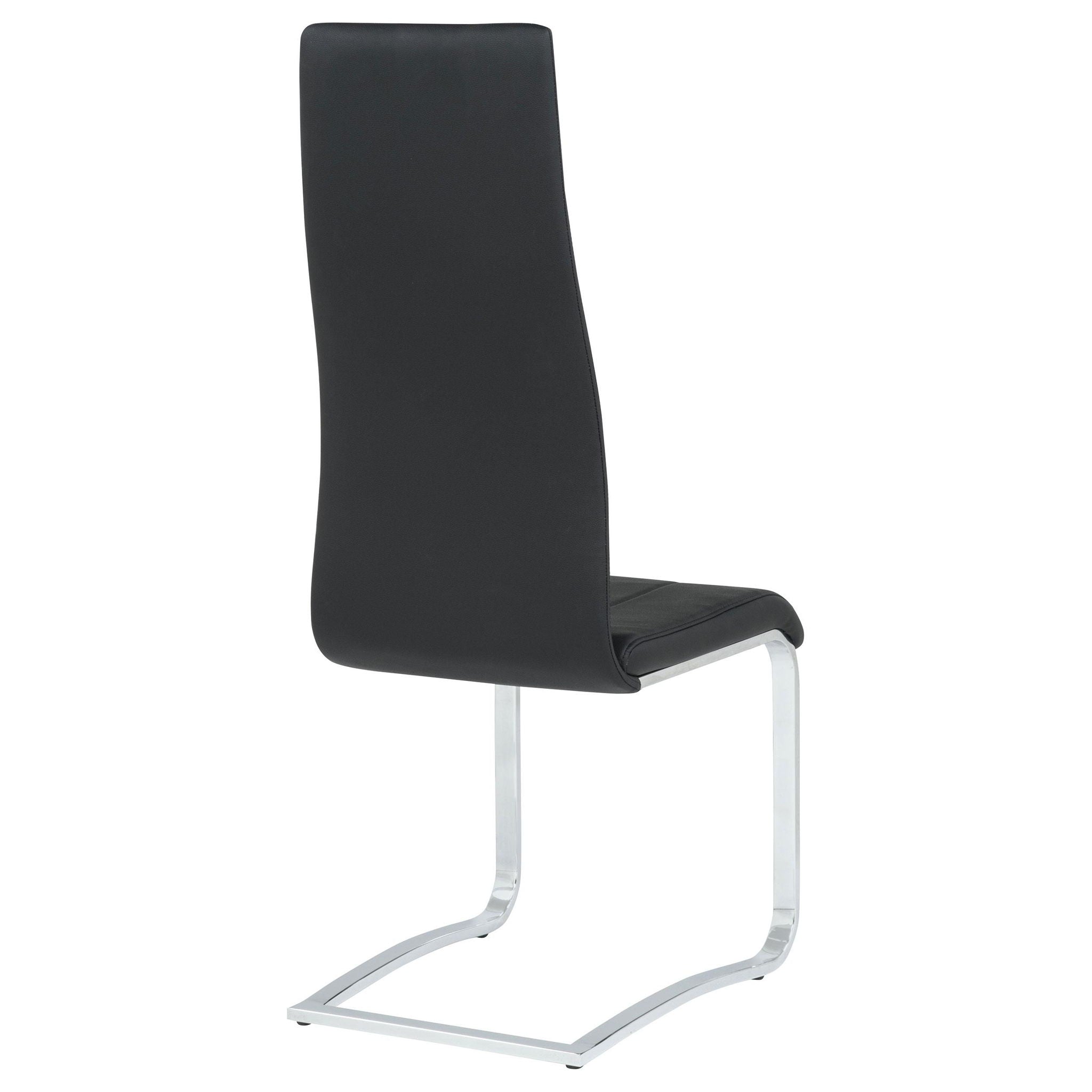 Montclair Upholstered Dining Side Chair Black (Set of 4) - Atlantic Fine Furniture Melbourne FL